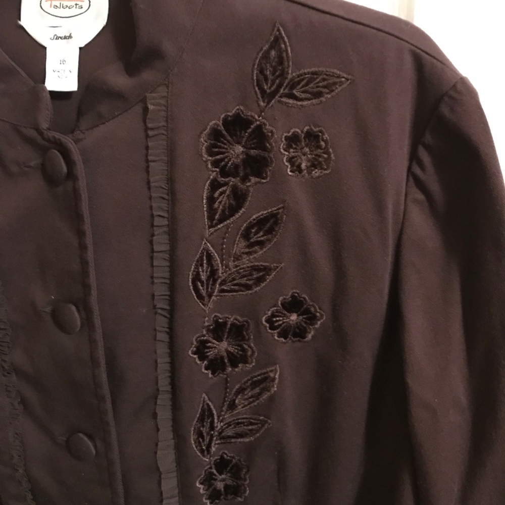 Brown Talbots cotton jacket